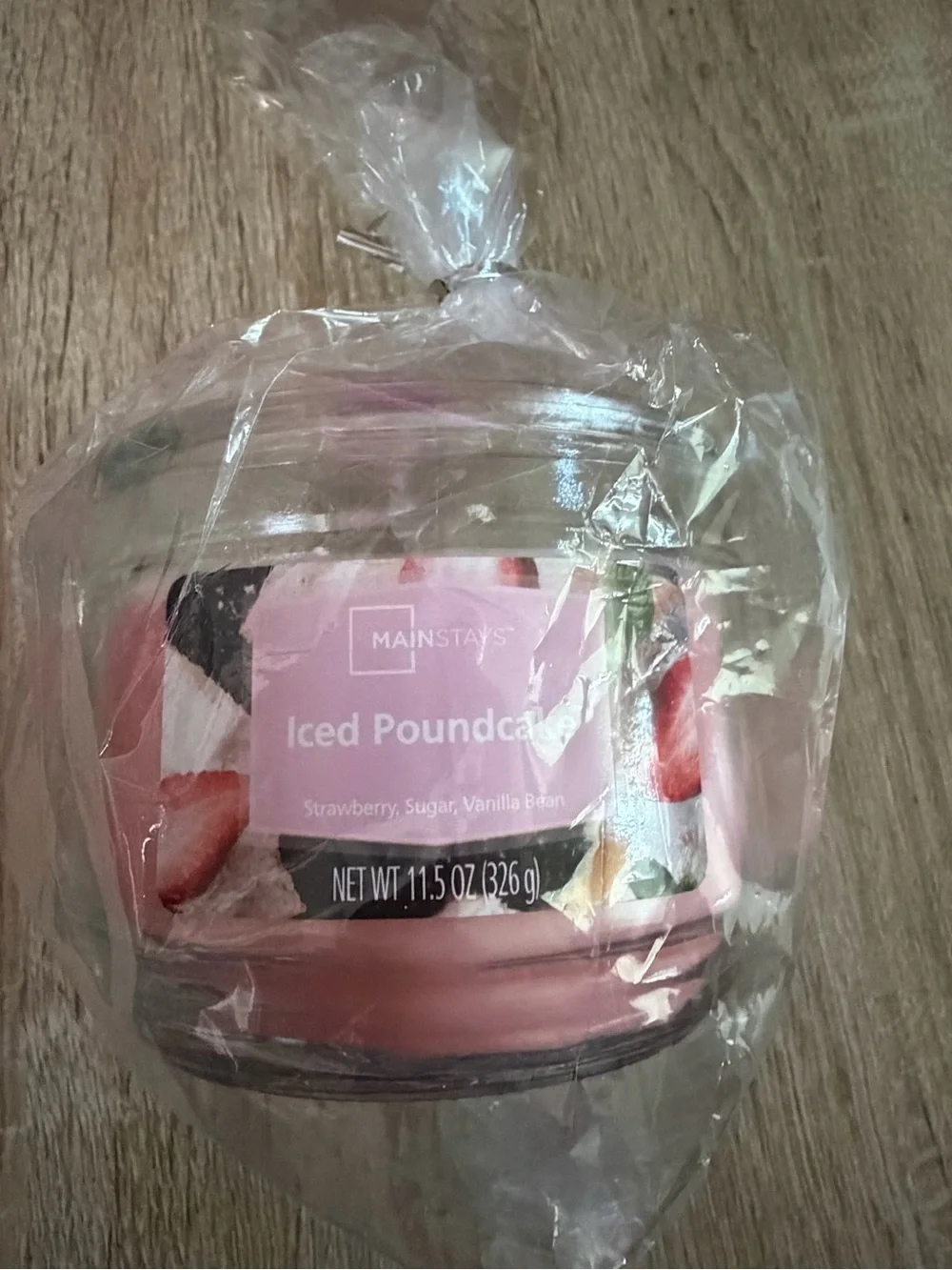 Mainstays Iced Poundcake Scented Candle 11.5oz